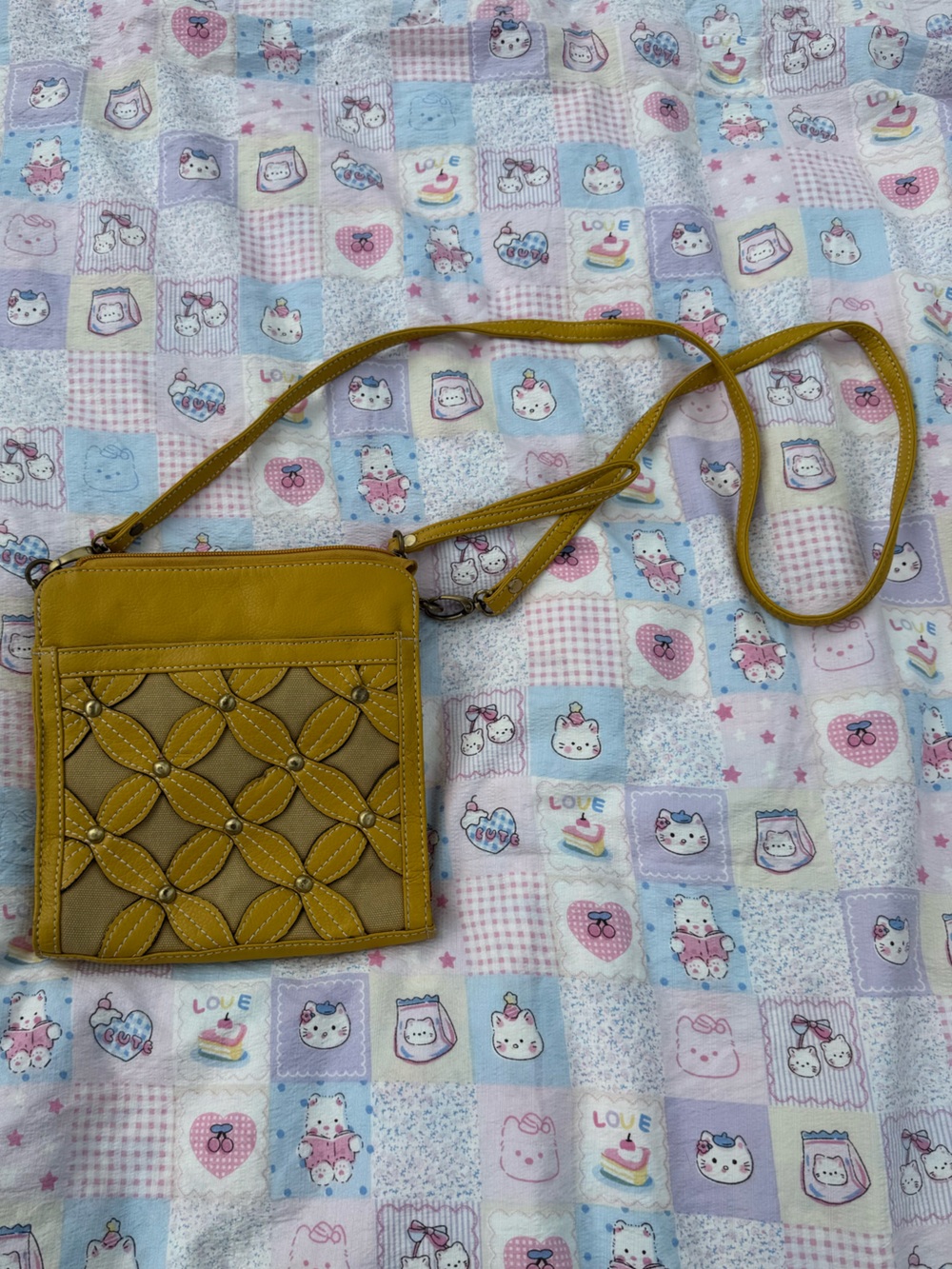 Mellow World Mustard Yellow Women's Crossbody Bag